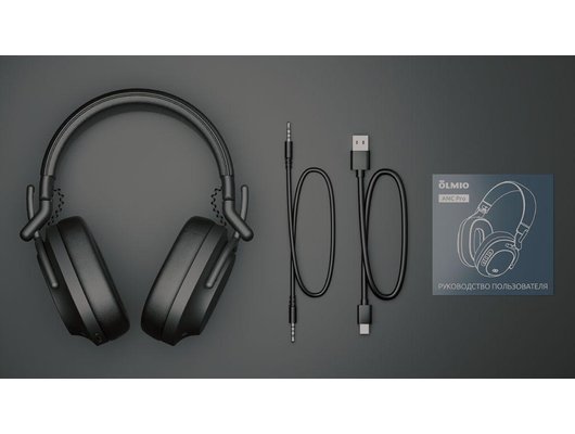 Наушники полноразмерные OLMIO BTE-012 ANC Pro Черные